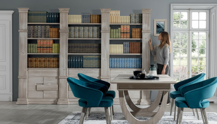 Classic shelf wall shelf bookcase bookshelf wall unit living room
