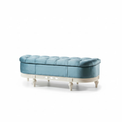 Stool footstool side stool ottoman chaise longue bench Chesterfield