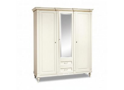Wardrobe cupboards cabinet wall unit 3 doors wood furniture bedroom