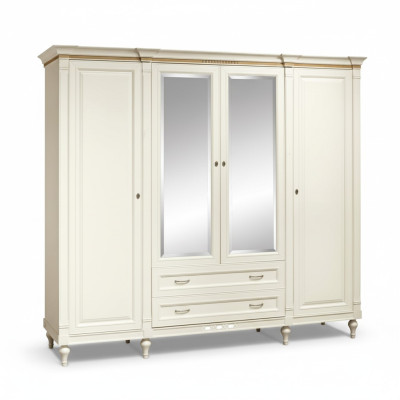 Classic wardrobes wardrobe wall unit 4 doors wooden furniture bedroom