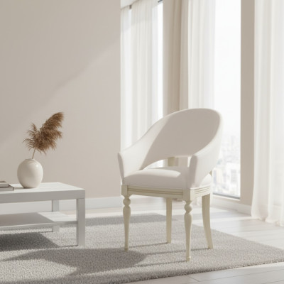 Armchair Chair 1x Dining Room Lounge Seat Upholstered Chair New Textile Television Armchair