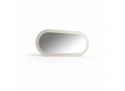 Mirror Wooden Frame Large Wall Mirror Classic Design Oval Wood Frame 150cm