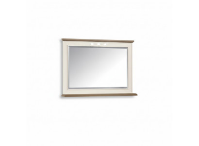Mirror Wood Frame Wall Mirror Classic Designer Mirror 97x70cm Wood XXL Big