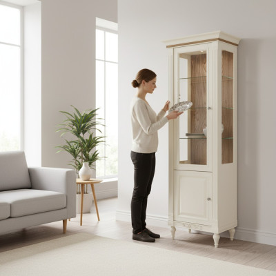 Classic display cabinet cupboard glass cabinets new