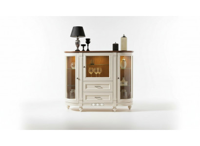Display cabinet, cupboard, glass shelf, display shelves, wood cabinets, bar, living room.