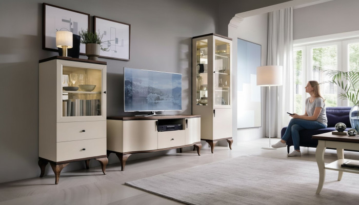 Classic living room decoration wall living room showcase sideboard RTV shelf walls