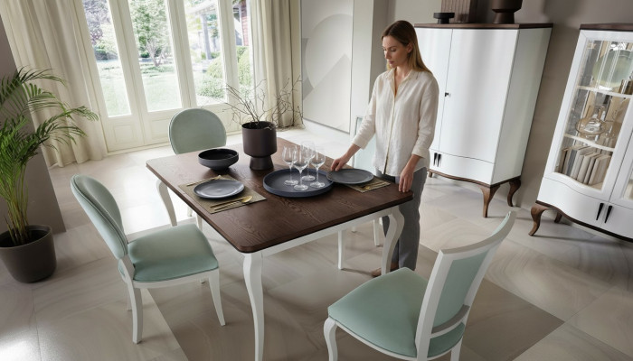 Dining set dining table 4 x chair set set dining group table classic