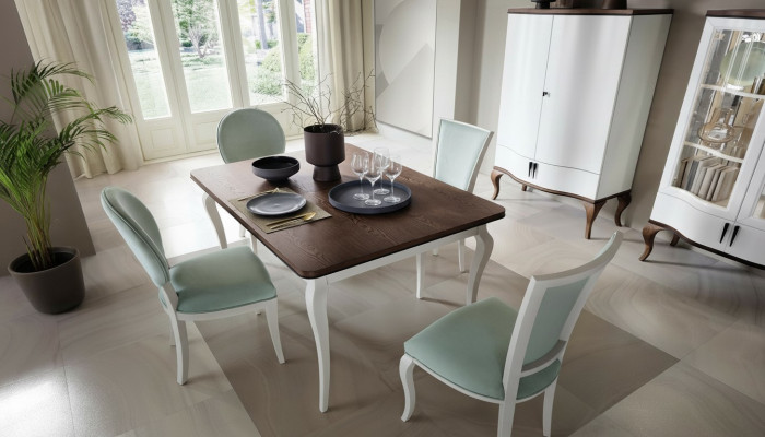Dining set dining table 4 x chair set set dining group table classic