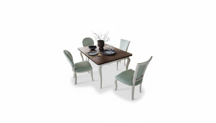Dining set dining table 4 x chair set set dining group table classic