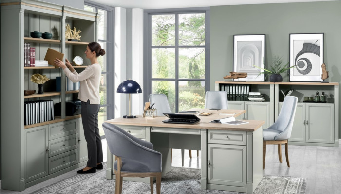 Design desk secretary luxury writing office furniture wood tables office furnishings