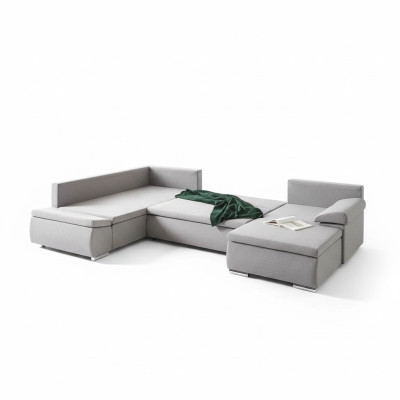U-shaped fabric couch living area corner sofa set design modern sofa