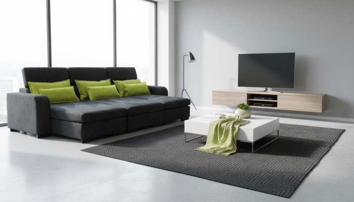 Modern sofa luxury fabric couch sofas upholstery 3-seater couches fabric new XXL big