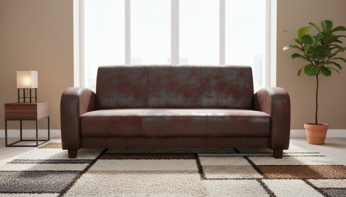 Leather sofa set decor 3+2+1 seater set upholstered sofa couch