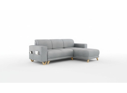 Design corner sofa L-shaped sofa couch bed function sofa bed upholstery textile