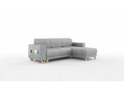Design corner sofa L-shaped sofa couch bed function sofa bed upholstery textile