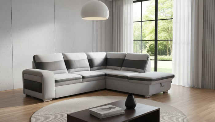 Corner sofa corner choice leather fabric upholstery textile bed box couch sofa corner