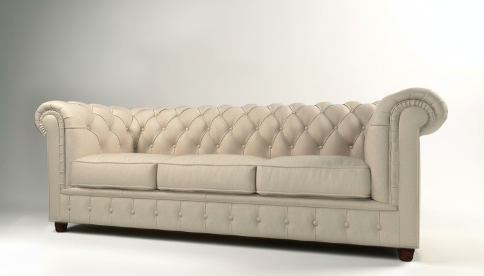 Design Chesterfield Sofa Couch Upholstered Sofas Couches Seating Set Leather