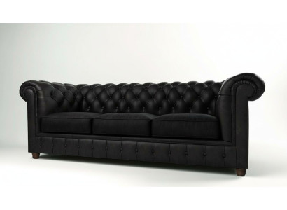 Designer Sofa 3-Seater Chesterfield Couch Upholstered Sofas Three-Seater Couches Seating