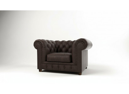 Chair, TV Seat, Club Lounge, Textile, Leather, Noble Design Chesterfield