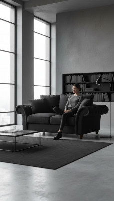 Design Sofa 2-Seater Chesterfield Fabric Couch Sofa Upholstery Sofas Two-Seater New