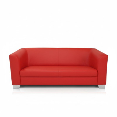 Sofa 3-seater design sofas upholstered couches relax leather modern three-seater new