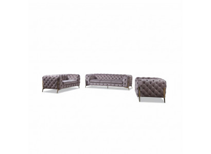 Designer Chesterfield Sofa Set Sofa Couch Upholstery Set 321 Seating Group New