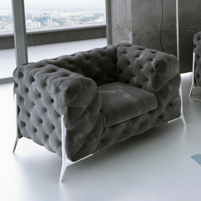 Lounge Luxury TV Club Upholstered Seat Armchair Design Deco Couch Sofa