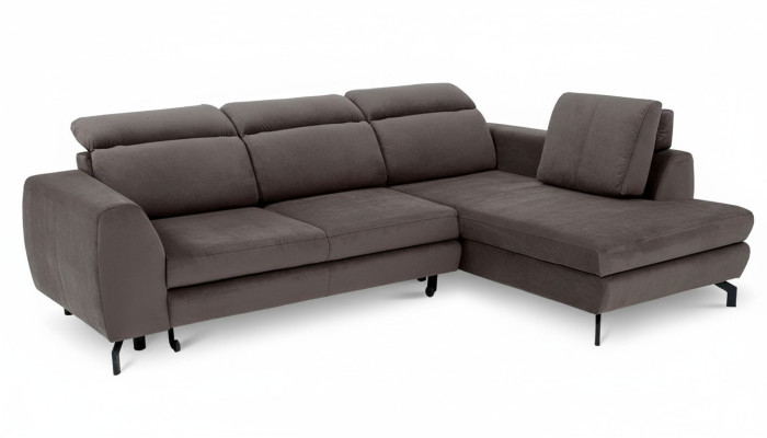 Design corner sofa, sleeper sofa, bed function, couch, textile upholstery, sofas, bed box