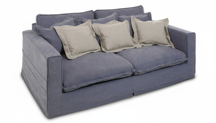 Sofa 3-seater fabric sofas luxury couch big upholstery lounge 240cm