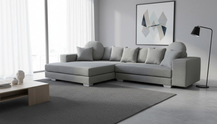 Big corner sofa, sectional sofa, upholstery set, couches, sofas, living landscape, new.