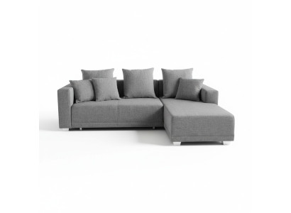 Sectional L-shape sofa couch upholstered sofas living area fabric sofa ottoman couches