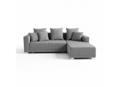 Sectional L-shape sofa couch upholstered sofas living area fabric sofa ottoman couches
