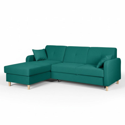 Sleeper Sofa Design Corner Sofa L-shaped Bed Couch Textile Sofas Fabric Sleep Function