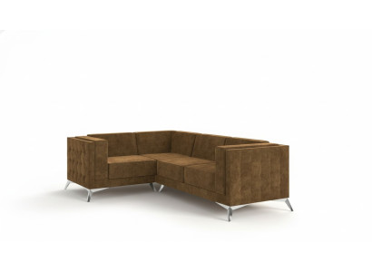 Fabric L-shape couch living area corner sofa set modern design sofa