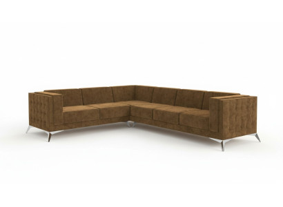 Modern corner sofa fabric sofa L-shape upholstered corner suite living landscape couch sofa