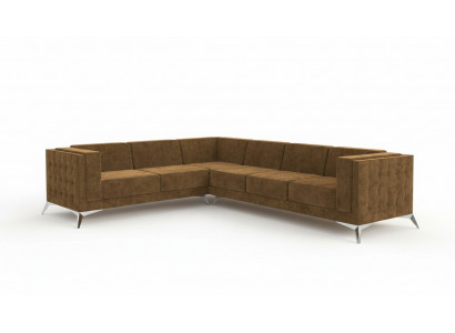Modern corner sofa fabric sofa L-shape upholstered corner suite living landscape couch sofa