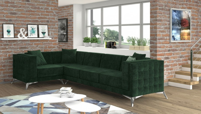 Corner sofa sofa couch upholstery L-shape living landscape seating suite decor sofas