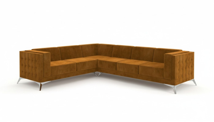 Corner sofa L-shape fabric couch living landscape suite design modern sofa