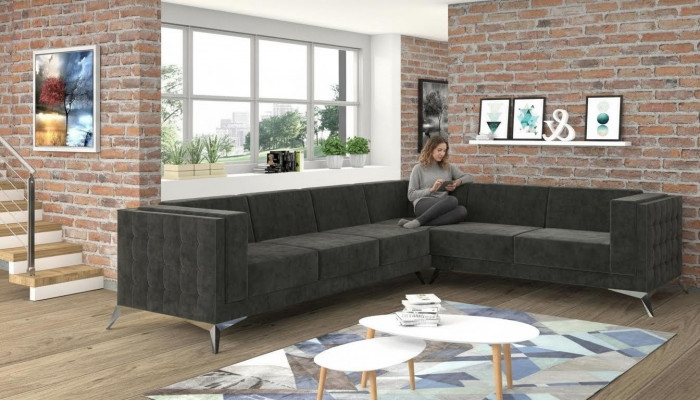 Design corner sofa L-shape modern sofas fabric sofa couch living landscape