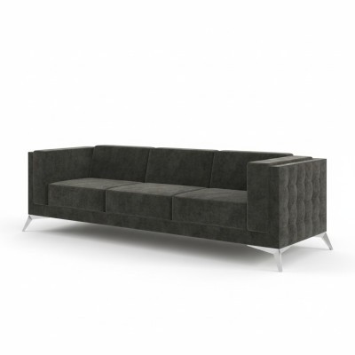 Design Sofa 3-Seater Chesterfield Couch Upholstered Sofas Design Sofa Three-Seater New