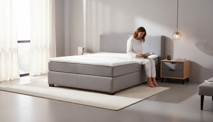 Elegant design bed beds upholstered bed double bed box spring 140x200cm