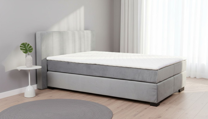 Elegant design bed beds upholstered bed double bed box spring 140x200cm