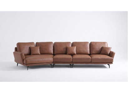 Leather sofa living area corner sofa L-shape corner set suite modern sofa