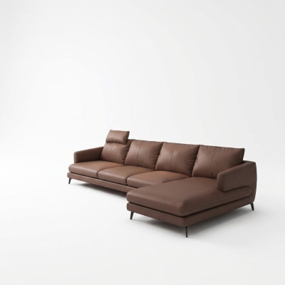 Sofa L-Shape Leather Sofa Couch Living Room Sofa Corner Sofa Set Modern Couches New