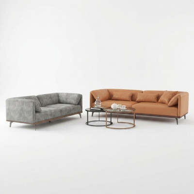 Sofa set 3+2+1 leather sofa couch living landscape suite design modern sofa