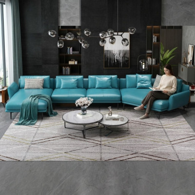 Sofa U-Shape Ledeh Living Landscape Suite Design Modern Sofa Couch Sofas Turquoise