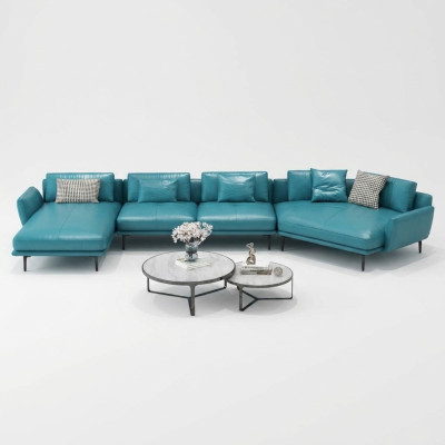 Sofa U-Shape Ledeh Living Landscape Suite Design Modern Sofa Couch Sofas Turquoise