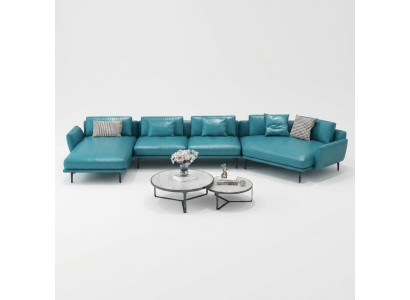 Sofa U-Shape Ledeh Living Landscape Suite Design Modern Sofa Couch Sofas Turquoise