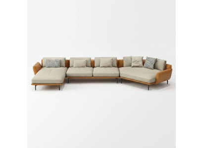 Corner sofa couch upholstery seat fabric textile couches set living landscape new