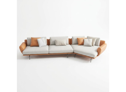 Corner sofa L-shape fabric couch living landscape set design modern sofa new sofas